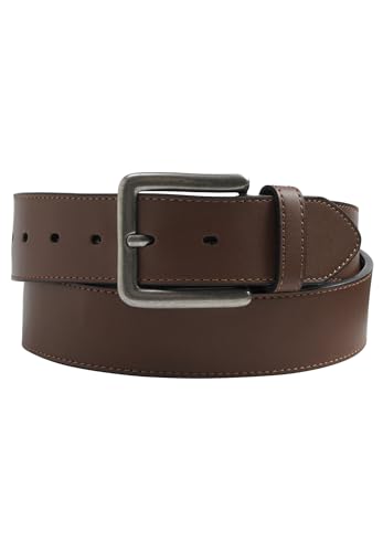 KingSize Men's Casual Stitched Edge Leather Belt