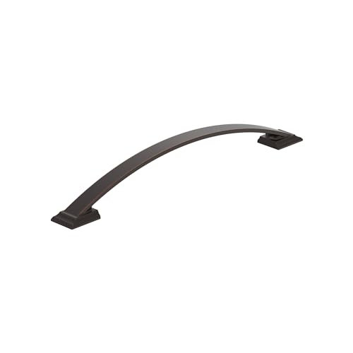 Image of Amerock Candler 8-13 /16 inch (224mm) Center-to-Center Oil-Rubbed Bronze Cabinet Pull, BP29351ORB