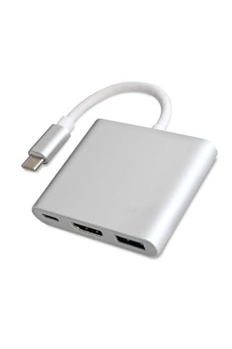 VYJEB USB Type-C ϊA_v^ 3in1 HDMI 4K USB3.0 ] UCB-C PD [d iPhone16 iPhone15 iPad Ή Vo[