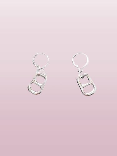 Soda Can Tab Earrings Mens Unisex Jewelry