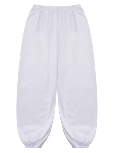 Unisex Kids Boys Girls Harem Loose Casual Sports Kung Fu Pants Loose Pants Trousers for Taichi Martial Art Practice3