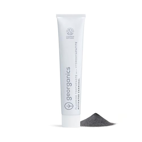 Pasta de dientes con flúor y hidroxiapatita (carbón activado) 75 ml