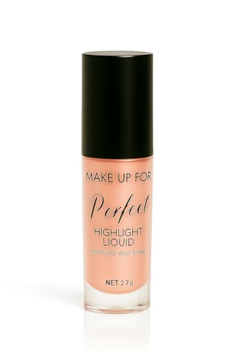 Image of MAKE UP FOR LIFE Perfect Glow Liquid Highlighter - High-Pigment, Dewy Finish, Long-Lasting Radiance for Face, Eyes & Body