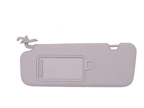 Auto_Star Left Driver Side Gray Sun Visor with Makeup Mirror Compatible with Hyundai Elantra AD 2016-2019 Replacement for 85220-F0100TTX