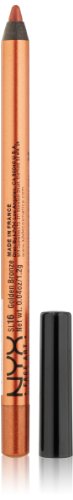 NYX PROFESSIONAL MAKEUP Slide On Pencil, Waterproof Eyeliner Pencil, Golden Bronze