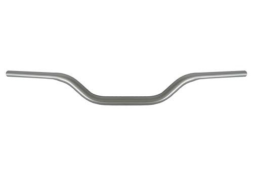 Misure: diametro Ø28.5x4.5 mm, lunghezza totale 802 mm, altezza 131 mm, larghezza parte centrale 155 mm, arretramento 78 mm
