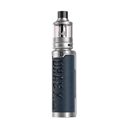 VOOPOO (edizione Professionale) Drag X Plus Box Kit 100w 5.5 Ml Kit Completo Di Sigaretta Elettronica - Senza Batteria Senza Nicotina Senza Tabacco, color Silver+blue