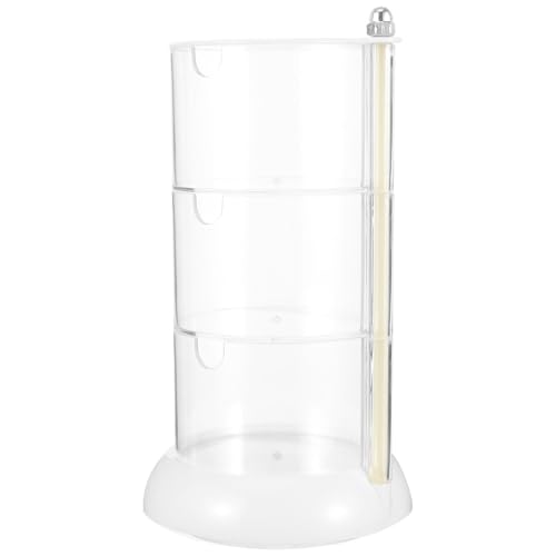 Happyyami 転式大容量パウダーパフ収納ケース 化粧スポンジホルダー メイクパフ清潔保管用 家 旅行対応