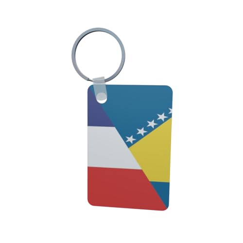 U24 Porte-clés Bosnie-Herzégovine France Aluminium 50 x 47 mm