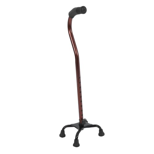 VERDANVERSE Bastón de Aluminio con Empuñadura Macromolecular y Base de Cuatro Patas Estable para Hombres Mayores y Discapacitados Resistente y Antióxido VERDANVERSE Bastón de Aluminio con Empuñadura Macromolecular y Base de Cuatro Patas Estable para Hombres Mayores y Discapacitados Resistente y Antióxido