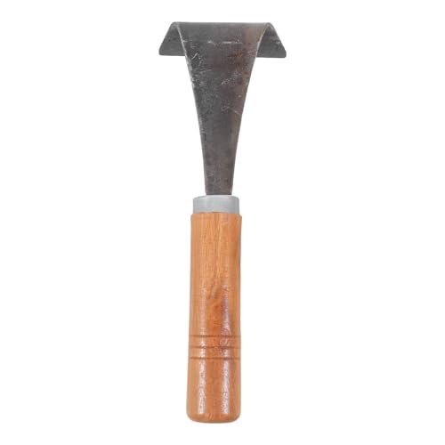 Lurrose Herramienta Metálica para Raspar Corteza de Árboles, Cortador Mango Ergonómico para Jardinería y Mantenimiento de Frutales