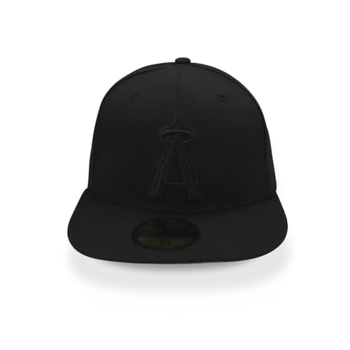 Gorra New Era 59Fifty MLB Anaheim Angels Negro 7 3/8 miniatura 2