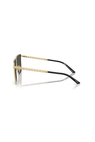 Image of Versace Man Sunglasses Gold Frame, Dark Grey Lenses, 64MM