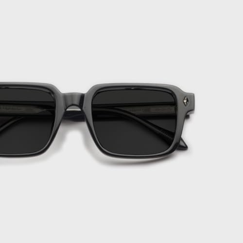 Image of SAM AND MARSHALL OCTOBER Sunglass I 400% UV Protection I Rectangular Sunglass I Cellulose Propionate I Unisex