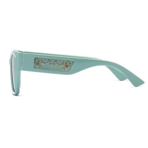 Lunettes de soleil œil de chat modernes gris dégradé pour look urbain