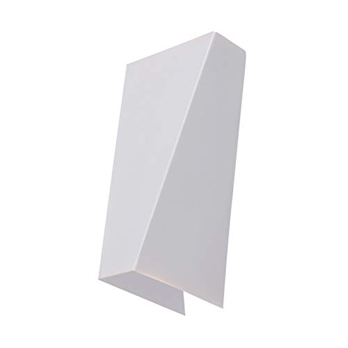Lampe à LED d'applique murale 10W extérieure blanche étanche pour jardin et façade