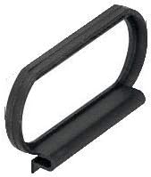 CRL Black Plastic Loop Screen Pull Tabs Pack of 100 by CR Laurence