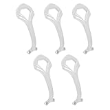 LIFKICH 5 Stück Flügelarmhalterung aus Aluminium für Deckenventilatoren Weiße Flügelstütze zur Reparatur und Befestigung von Lüfterflügeln Kompatibel mit Antiken und Modernen