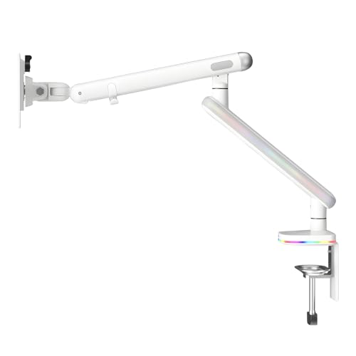 Brazo monitor ajustable de 17 a 38 pulgadas de aluminio fuerte