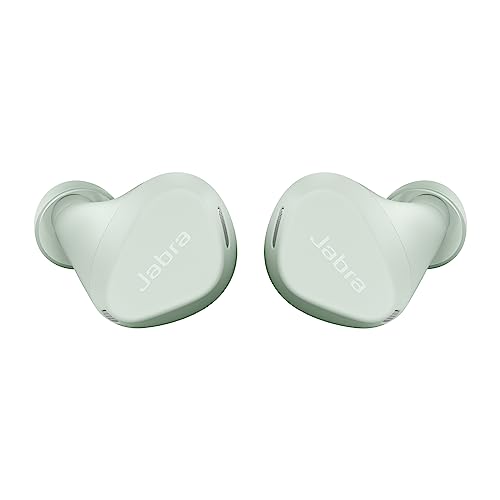 Jabra Elite 4 Active In-Ear Bluetooth Earbuds - True Wireless Ear Buds with Secure Active Fit, 4 built-in Microphones, Active Noise Cancellation and Adjustable HearThrough Technology - Mint