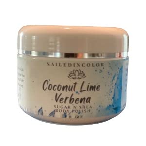 Coconut Lime Verbena Shower Scrub, 8 oz
