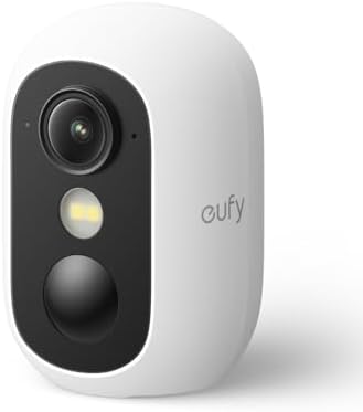 eufy Security eufyCam C35 Wireless Security Camera Outdoor Indoor Magnetic Mount Color Night Vision Local Storage, No Monthly Charge, IP67, Face Recognition