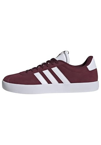 adidas Herren VL Court 3.0 Shoes, Shadow Red/Cloud White/Shadow Red, 44 EU