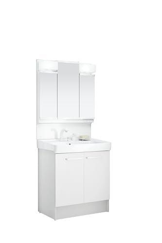 LIXIL(���N�V��) INAX ���ʉ��ϑ� �Z�b�g D7�V���[�Y �V���O�����o�[�����V�����[���� ���o�^�C�v ����n�d�l ���ʊ�s���A�z���C�g �Ԍ�750mm D7N6-755SYN-W/VP1W & 3�ʋ��S���[�^�C�v LED MD7X4-753TYJ