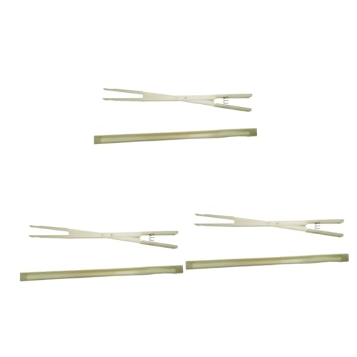 VICASKY Esquina Auto Piano Alicates De Silencio Nylon Herramienta De Ajuste Y Reparación 3 Piezas Llave Afinación Piano