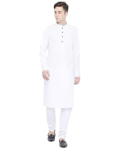 Image of OORA Men's Cotton Kurta & Pajama Set for Birthday,Wedding, Ceremony, Casual, Engagement