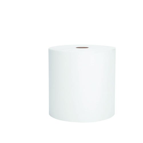 Scott 01052 Hard Roll Towels, 100% Recycled, 1.5-Inch Core, White, 8-Inch x 800ft, 12 Rolls/Carton