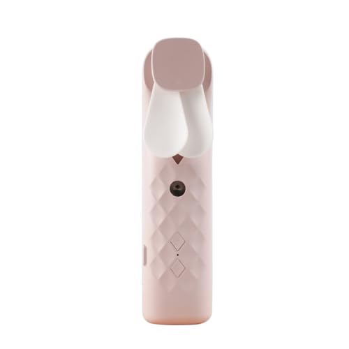 AMSLSIU Ventilador portátil, humidificador de vapor Personal recargable por USB, silencioso, de plástico, conmutable, Mini refrigeración por aire, coche doméstico