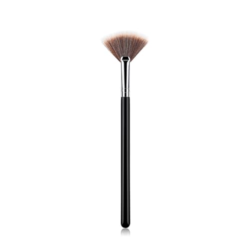 1 pinceau éventail pour pinceaux de maquillage, surligneur, applicateur, outils pour surligneur, blush, durabilité et attraction