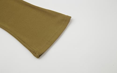 Vagefun Girls Flare Leggings-Toddler Girl Fleece Warm Bell Bottom Pants Leggings Christmas Stocking Stuffers for Kids Gift3