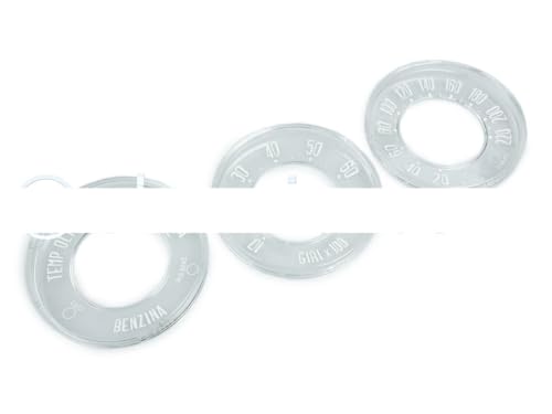 Vetrini Quadro Strumenti Scala 220 Km/h (3 Pezzi) Compatibile Con Alfa Romeo Giulietta Spider e Spider Veloce Epoca