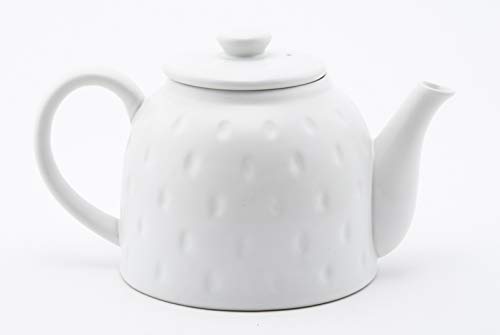 Fuji Merchandise Cute Novelty Owl Design Ceramic Teapot With Side Handle 52 Fl Oz Tea Pot Kettle (White) #TOP1