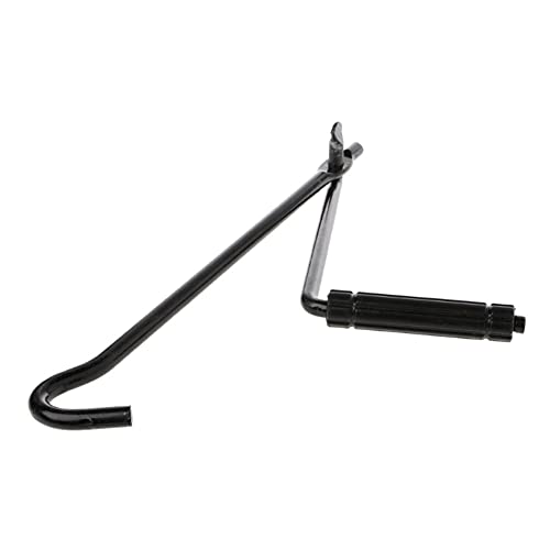WMLBK Cric à bascule pliable en acier - Accessoire de manivelle de voiture - Outil de poignée de levier de voiture - Clé à molette pour soulever la voiture Cover