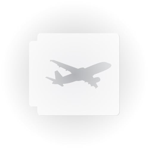 Airplane 783-E231 Stencil Silhouette (9 inch)