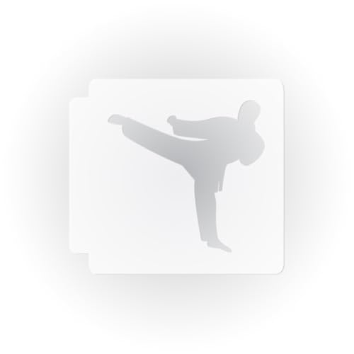 Karate Move Body 783-D260 Stencil Silhouette (11 inch)