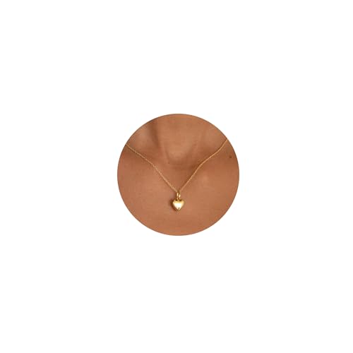 zvcofun Heart Necklaces for Women - Dainty 14K...