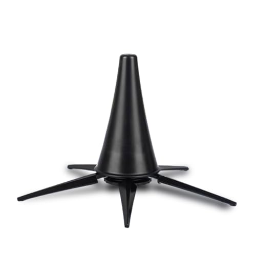 Dowite Professional Adjustable Clarinet Stand, Ultra-Stable 5-Point Base, 94g Pocket-Size, Fits Inside Bell | Portable Foldable Holder for Bb Clarinet