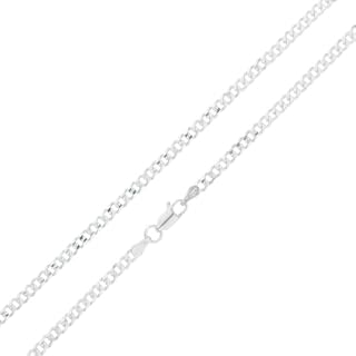 Corrente Colar Prata 925 de Lei Grumet Italiana 70cm 2mm Fina
