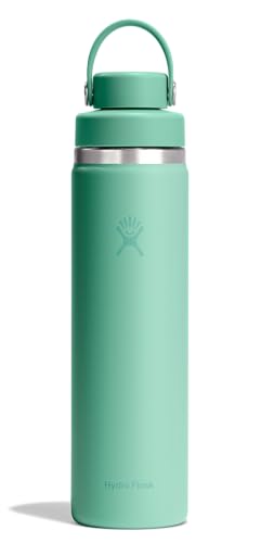 Image of Hydro Flask Water Bottle - Insulated Stainless Steel - Wide Mouth Flex Chug Lid, Non Spill, Leakproof in 24 Oz Mermaid Green