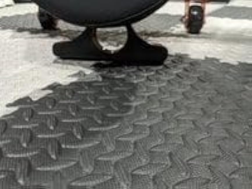 Bench Storage Stabilizing Leg Bracket for REP AB-3100- Upright Stand Accessory for Secure Vertical Storage, Black