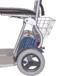 Caddy Folding Travel Electric Mobility Scooter - Blue