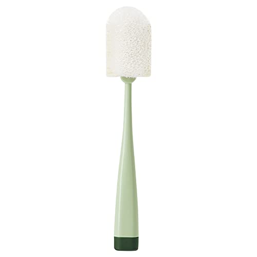Set de cuidado de bebé Esponja Cepillo de limpieza con mango de plástico para vasos de café, olla, taza de leche, tazas, botella de vino, botellas de bebé, cocina, lavavajillas limpio, biberón, cosas