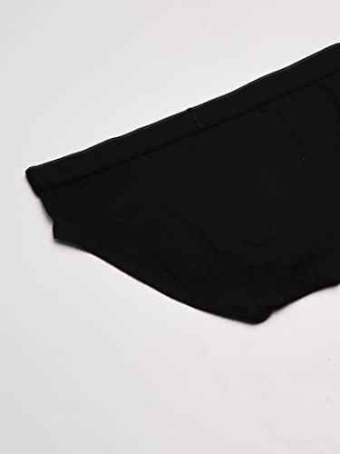 Papi Men's 3-Pack Cotton Stretch Brief, Black, Medium #TOP4