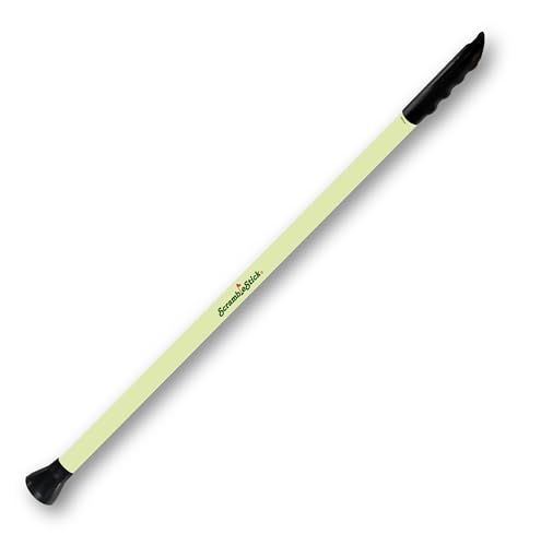 The Original Scramble Stick Golf Ball Retriever Lightweight Design 26-Inch 1-Piece (Beige)