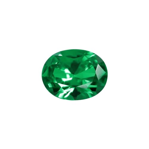 Pierres précieuses ovales vert Colombie de laboratoire pour sublimer vos bijoux de mariage