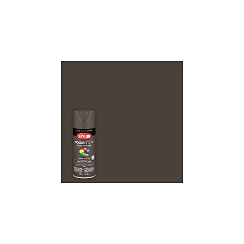 Image of Krylon K05596007 COLORmaxx Spray Paint and Primer for Indoor /Outdoor Use, Matte Coffee Bean
